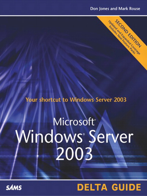 Cover image for Microsoft Windows Server 2003 Delta Guide